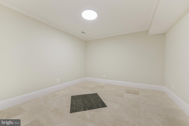 1496 Evans Farm Dr, Mclean, VA 22101 - spare room with crown molding and baseboards
