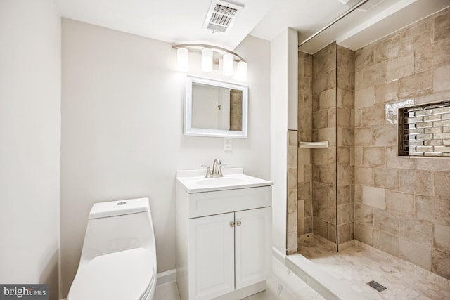 11700 Seven Locks Rd, Potomac, MD 20854 - full bathroom featuring vanity, toilet, and a tile shower