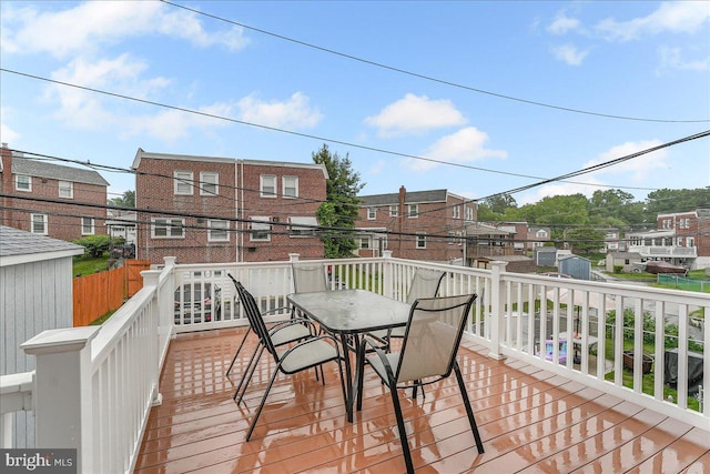 515 Terravilla Ln, Ridley Park, PA 19078 - deck featuring outdoor dining space