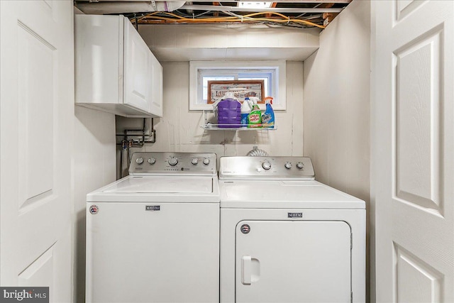 515 Terravilla Ln, Ridley Park, PA 19078 - laundry room featuring cabinet space and washer and dryer