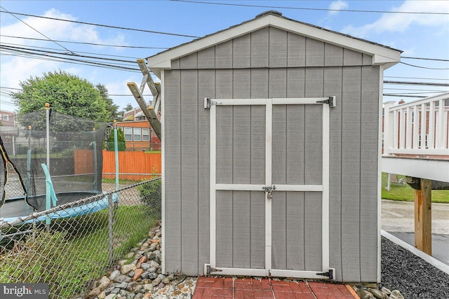 515 Terravilla Ln, Ridley Park, PA 19078 - view of shed with a trampoline