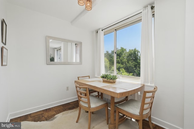 4000 Tunlaw Rd NW Unit 714, Washington, DC 20007 - dining room featuring baseboards