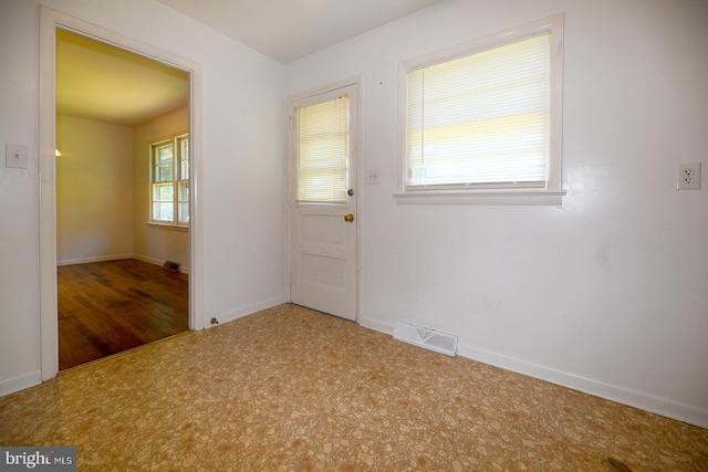 21749 Point Lookout Rd, Leonardtown, MD 20650 - foyer featuring tile patterned floors and baseboards