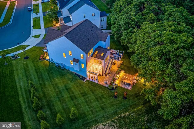 24824 Scarlet Maple Ct, Aldie, VA 20105 - aerial view of property and surrounding area