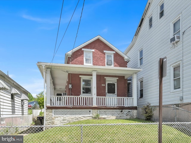 415 Parkway Ave, Schuylkill Haven, PA 17972 - view of front facade with brick siding and a porch