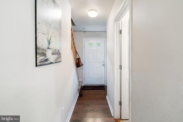 519 Thomas, Little Egg Harbor Twp, NJ 08087 - corridor with wood finished floors and baseboards