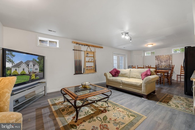 1399 N Royal Ave, Front Royal, VA 22630 - living room with wood finished floors and baseboards