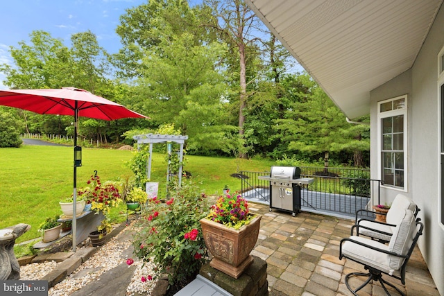 1399 N Royal Ave, Front Royal, VA 22630 - view of patio with area for grilling