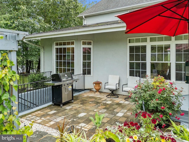1399 N Royal Ave, Front Royal, VA 22630 - view of patio with a grill