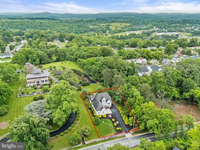 1399 N Royal Ave, Front Royal, VA 22630 - aerial view of property's location featuring property boundaries highlighted