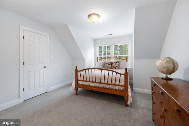 1399 N Royal Ave, Front Royal, VA 22630 - carpeted bedroom featuring lofted ceiling and baseboards