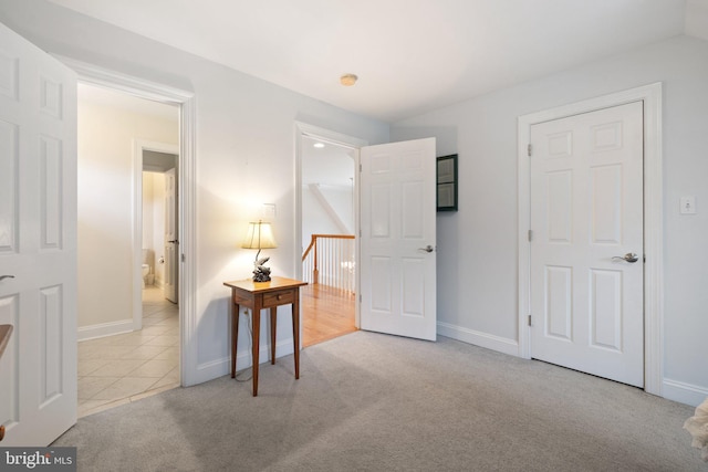 1399 N Royal Ave, Front Royal, VA 22630 - bedroom with carpet floors, baseboards, and tile patterned floors