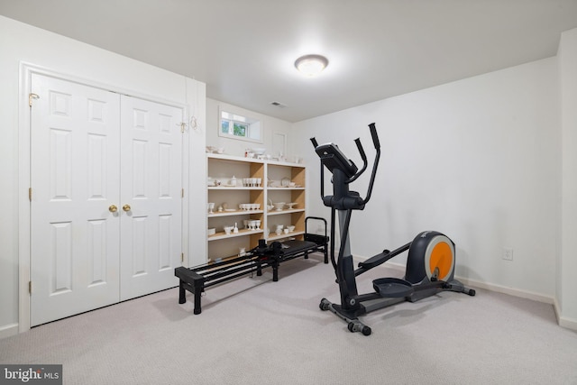 1399 N Royal Ave, Front Royal, VA 22630 - exercise room with carpet floors and baseboards