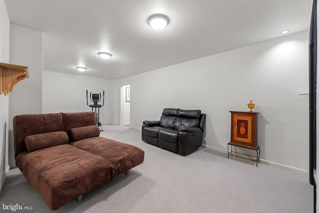 1399 N Royal Ave, Front Royal, VA 22630 - living area featuring carpet flooring and baseboards