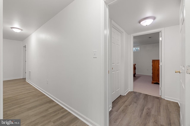 1399 N Royal Ave, Front Royal, VA 22630 - hallway with light wood finished floors and baseboards