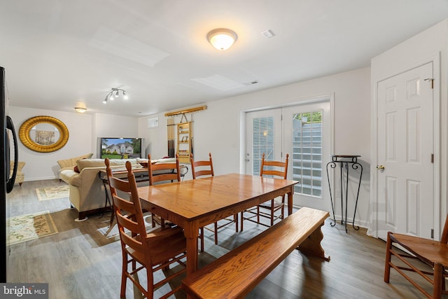 1399 N Royal Ave, Front Royal, VA 22630 - dining area featuring wood finished floors