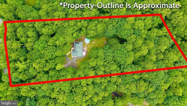 41920 Clover Hill Ct, Hollywood, MD 20636 - view of property location featuring property parcel outlined