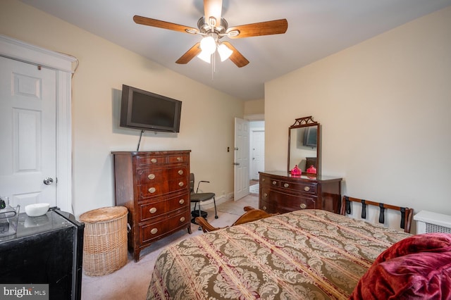 4800 Illinois Ave NW, Washington, DC 20011 - bedroom with carpet and a ceiling fan