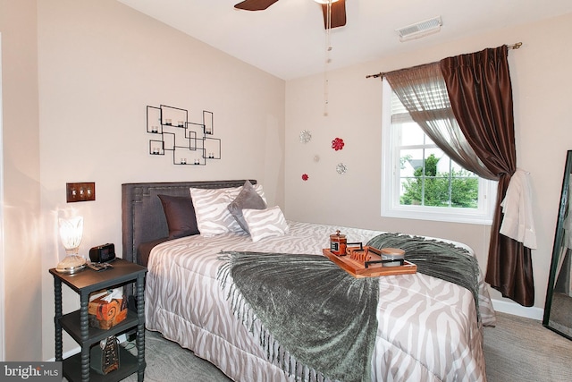13763 Deacons Way, Gainesville, VA 20155 - carpeted bedroom featuring a ceiling fan