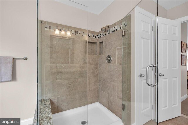 3026 5th St S, Voorhees, NJ 08043 - full bathroom featuring a stall shower