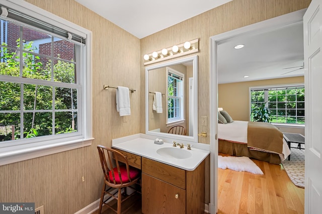 5702 Ainsley Garth, Baltimore, MD 21212 - bathroom featuring vanity and wood finished floors