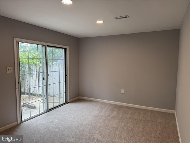 15368 Blacksmith Ter, Woodbridge, VA 22191 - empty room with light carpet, baseboards, and recessed lighting