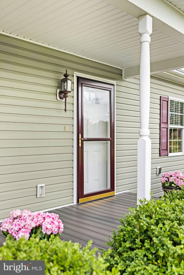660 Bissetts Ln, Bloomsburg, PA 17815 - doorway to property featuring covered porch