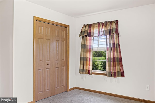 660 Bissetts Ln, Bloomsburg, PA 17815 - unfurnished bedroom featuring carpet, baseboards, and a closet