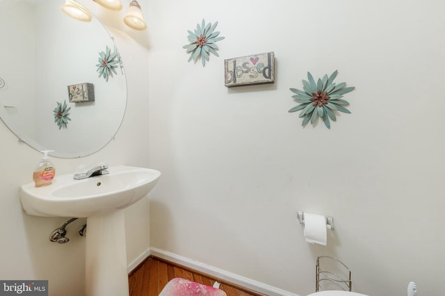 211 Spruce Trl, Woolwich Twp, NJ 08085 - half bath featuring baseboards and wood finished floors