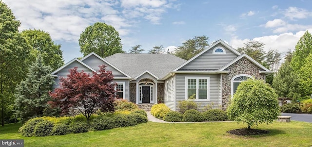 3420 Ponds Wood Ct, Huntingtown, MD 20639 - view of front of home featuring a front yard