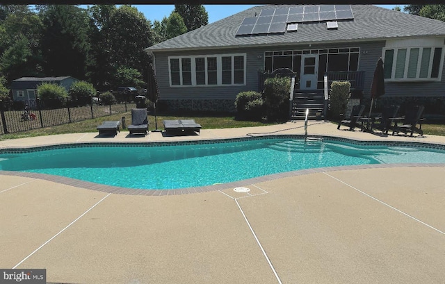 3420 Ponds Wood Ct, Huntingtown, MD 20639 - swimming pool with a patio area