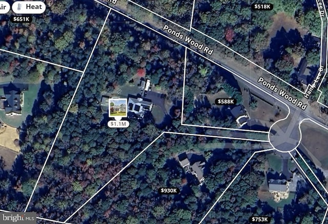 3420 Ponds Wood Ct, Huntingtown, MD 20639 - map of property location