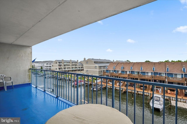 106 120th St Unit 303, Ocean City, MD 21842 - balcony featuring a residential view and a water view