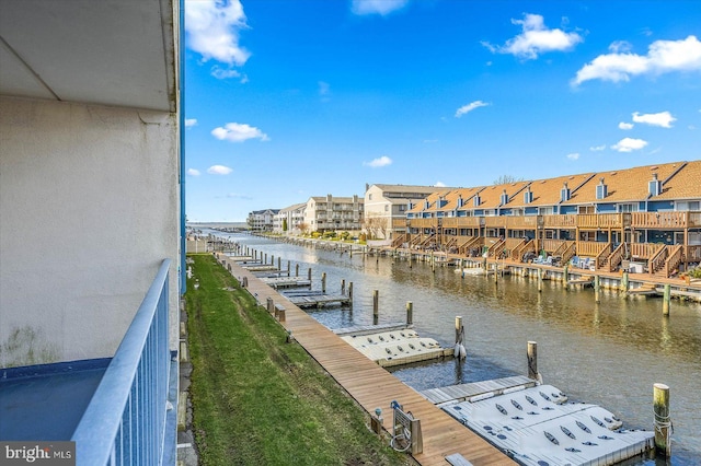 106 120th St Unit 303, Ocean City, MD 21842 - dock area with a water view