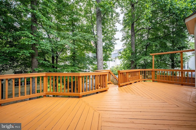 47561 Hidden Cove Ct, Sterling, VA 20165 - view of wooden terrace