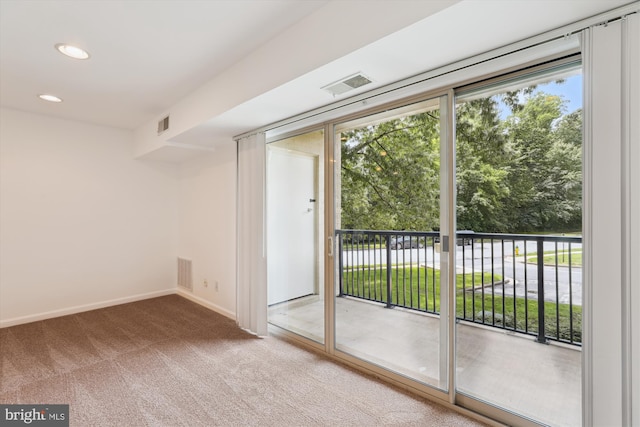 1136 Cove Rd Unit 202, Annapolis, MD 21403 - carpeted spare room with baseboards and recessed lighting