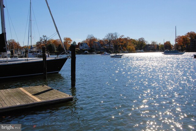 1136 Cove Rd Unit 202, Annapolis, MD 21403 - dock featuring a water view