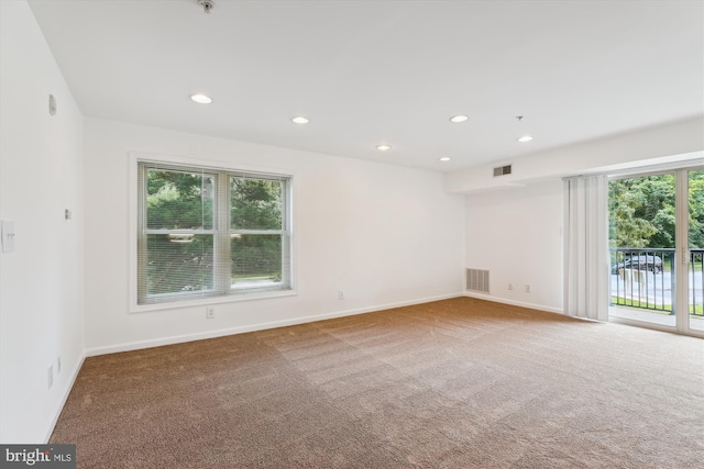 1136 Cove Rd Unit 202, Annapolis, MD 21403 - spare room with carpet, baseboards, and recessed lighting