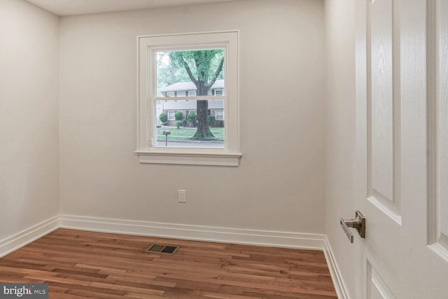 3402 Halloway S, Upper Marlboro, MD 20772 - spare room featuring wood finished floors and baseboards