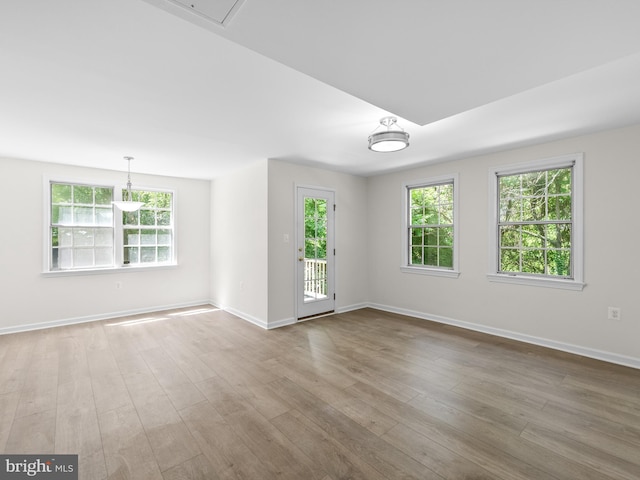 6727 W Wakefield Dr Unit A2, Alexandria, VA 22307 - spare room featuring plenty of natural light, wood finished floors, and baseboards