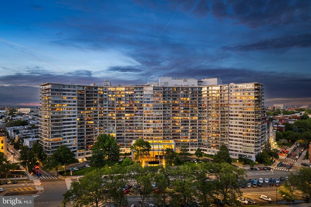 2401 Pennsylvania Ave Unit 19A4, Philadelphia, PA 19130 - property at dusk with a city view