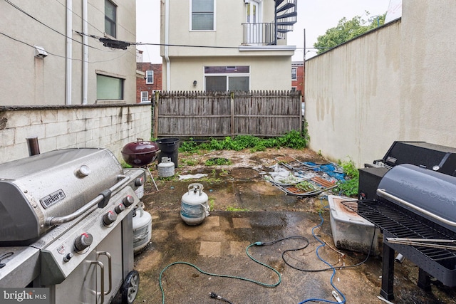 766 S 18th St, Philadelphia, PA 19146 - view of patio featuring a grill