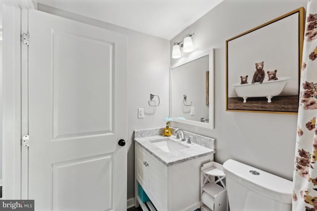 927 Annapolis Rd, Gambrills, MD 21054 - bathroom featuring vanity and toilet