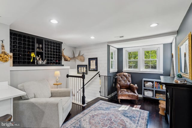 927 Annapolis Rd, Gambrills, MD 21054 - living room with hardwood / wood-style floors and recessed lighting