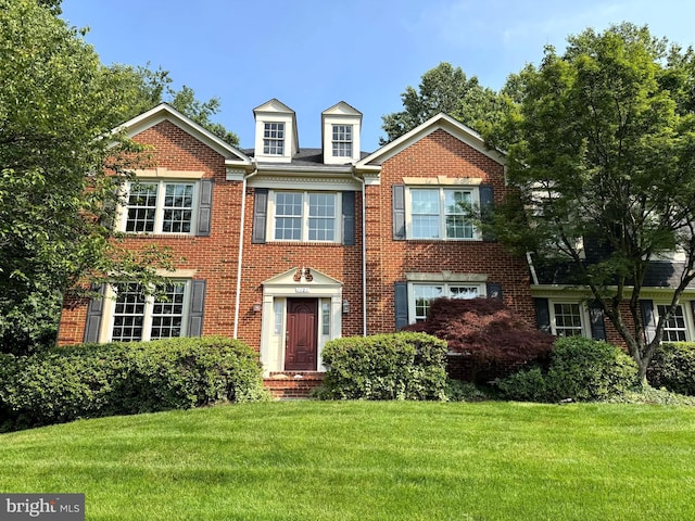 1101 Arboroak Pl, Herndon, VA 20170 - view of front of house with a front yard and brick siding