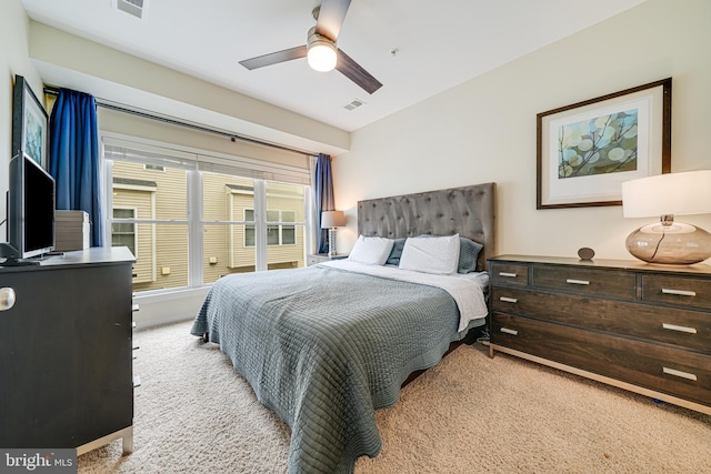 585 Regent Pl NE, Washington, DC 20017 - bedroom featuring light colored carpet and ceiling fan