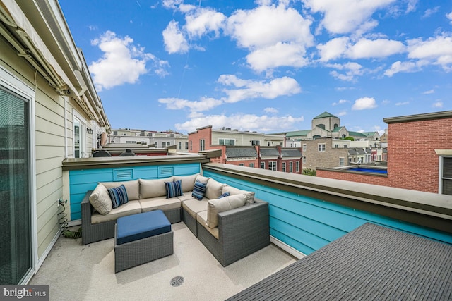 585 Regent Pl NE, Washington, DC 20017 - balcony with a residential view and an outdoor hangout area