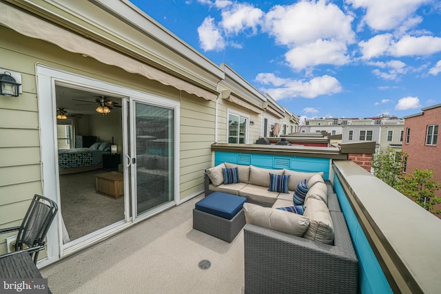 585 Regent Pl NE, Washington, DC 20017 - balcony featuring an outdoor hangout area