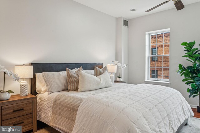 314 Monroe St, Philadelphia, PA 19147 - bedroom featuring wood finished floors, ceiling fan, and baseboards
