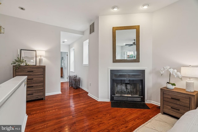 314 Monroe St, Philadelphia, PA 19147 - bedroom with wood finished floors, a fireplace with flush hearth, and baseboards